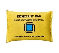 Desiccant Packs For Storage - Silica Gel Packets, Heavy Fabric Sachet, Dampness Controls Pouch | Moisture Absorbing Dehumidifier For Home Closet Kitchen Bathroom Bedroom Pantry Basement Cabinets