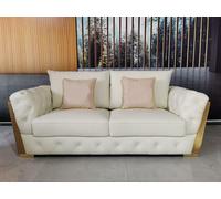 Design 2 places Lounge Möbel 2 Sitzer Sofa Polster Club Canapés