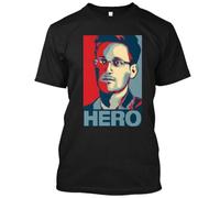 Design 2022 Edward Snowden Hero Art T-Shirt Size BlackXL