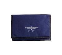 Design 4 Pilots docubag, porte documents pour pilote, porte cartes VFR et carnet de vol, for Aviation Bleu/Blue