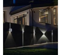 Design 5er Set LED Extérieur Mur Lampes Jardin Effet Up&down Luminaire Mobile
