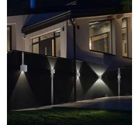 Design 5er Set LED Extérieur Mur Lampes Jardin Effet Up&down Luminaire Mobile