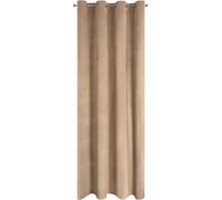 Design 91 Rideau 140x250 Rosa beige velours foncé préparé sur œillets D91