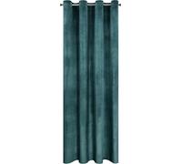 Design 91 Rideau 140x250 Rosa bleu velours foncé prêt à poser D91