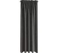 Design 91 Rideau à bandes 135x270 Parisa graphite noir monochrome
