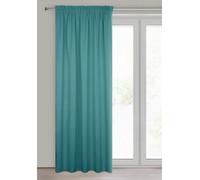Design 91 Rideau à bandes 135x270 Parisa turquoise noir monochrome