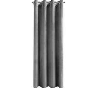 Design 91 Rideau prêt à poser 140x250 velours acier Rosa