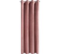Design 91 Rideau prêt à poser 140x250 velours rose foncé Rosa