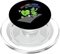 Design à Pleine Vitesse pour Une Meilleure santé - Retro Run PopSockets PopGrip pour MagSafe