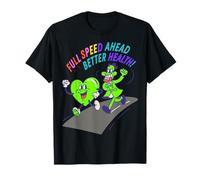 Design à Pleine Vitesse pour Une Meilleure santé - Retro Run T-Shirt