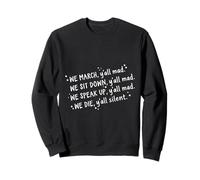 Design Activiste Citation Protestation Justice Sweatshirt
