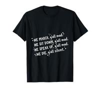 Design Activiste Citation Protestation Justice T-Shirt