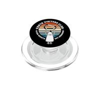 Design Alien Escalade Mousqueton Vintage sur Le Dos PopSockets PopGrip pour MagSafe