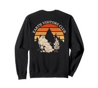 Design Alien Fondant Feu de Camp Vintage sur Le Dos Sweatshirt
