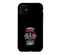 Design Alimente par l'amour Cafe Coque pour iPhone 11