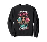 Design Alimente par l'amour Cafe Sweatshirt