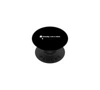 Design Amusant « Actually I am a Robot » PopSockets PopGrip Adhésif