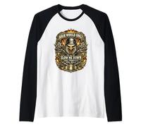 Design Amusant avec Cheveux Chauves Qui ne ralentiraient Que Moi Manche Raglan