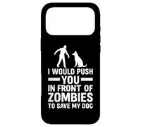 Design Amusant avec Citation de Zombie Apocalypse pour Les Amoureux des Chiens Coque pour iPhone 17 Pro Max