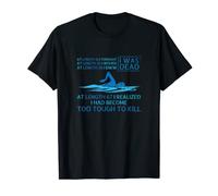 Design amusant avec inscription « I was dead swimming » T-Shirt