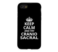 Design Amusant avec Inscription « Keep Calm and Try Craniosacral Therapy » Coque pour iPhone SE (2020) / 7/8