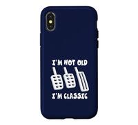 Design Amusant avec Transmission Manuelle « I'm Not Old I'm Classic » Coque pour iPhone X/XS