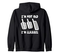 Design Amusant avec Transmission Manuelle « I'm Not Old I'm Classic » Sweat à Capuche