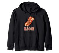 Design Amusant Bacon et Lettres audacieuses Sweat à Capuche
