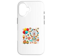 Design Amusant Candy and Carnival Ride Design Année - S35 Coque pour iPhone 16