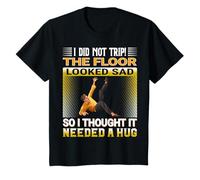 Design amusant de blague qui tombe - Le sol a l'air triste! T-Shirt