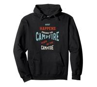 Design Amusant de Camping, Discussion Autour du feu de Camp, Sweat à Capuche