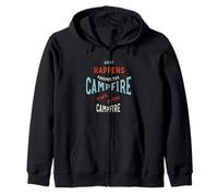 Design Amusant de Camping, Discussion Autour du feu de Camp, Sweat à Capuche