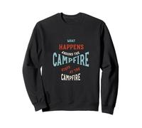 Design Amusant de Camping, Discussion Autour du feu de Camp, Sweatshirt
