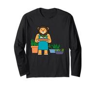 Design Amusant de Dessin animé de Jardin Urbain Lion Manche Longue