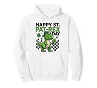 Design Amusant de Dinosaure Pat-Rex pour la Saint-Patrick Sweat à Capuche