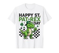 Design Amusant de Dinosaure Pat-Rex pour la Saint-Patrick T-Shirt