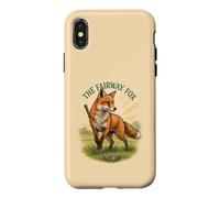 Design Amusant de Golf The Fairway Fox Coque pour iPhone X/XS