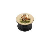 Design Amusant de Golf The Fairway Fox PopSockets PopGrip Adhésif