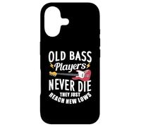 Design Amusant de Guitare Basse pour Les Hommes retraités Coque pour iPhone 17