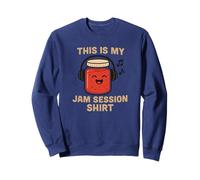 Design Amusant de Jeu de Mots avec Inscription « This is My Jam Session » Sweatshirt