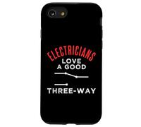 Design amusant de jeu de mots d'électricien à trois voies Coque pour iPhone SE (2020) / 7 / 8