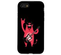 Design Amusant de Joueur de Guitare Diable Rock Coque pour iPhone SE (2020) / 7/8