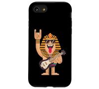 Design Amusant de Joueur de Guitare Pharaon Rock Musique Coque pour iPhone SE (2020) / 7/8