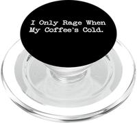 Design amusant de joueur I Only Rage When My Coffee's Cold PopSockets PopGrip pour MagSafe
