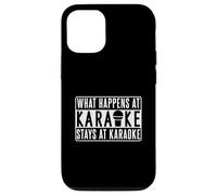 Design amusant de karaoké pour fête Coque pour iPhone 12/12 Pro