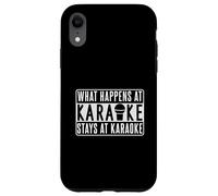 Design amusant de karaoké pour fête Coque pour iPhone XR