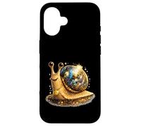 Design Amusant de limace avec Boule Disco pour Les Amoureux Coque pour iPhone 16