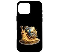 Design Amusant de limace avec Boule Disco pour Les Amoureux Coque pour iPhone 16 Pro Max