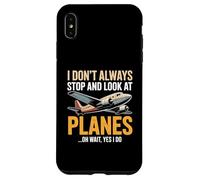 Design Amusant de Pilote Aviation Humour Avion Spotter Blague Hobby Coque pour iPhone XS Max