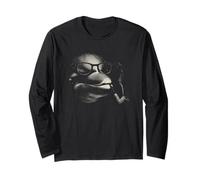 Design Amusant de Pipe à Fumer avec Personnage de Dessin animé Manche Longue